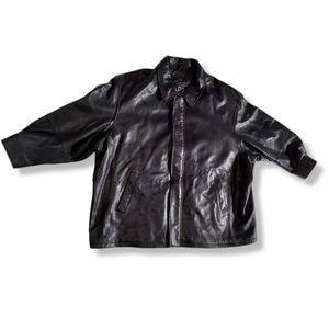 Jos. A. Bank Leather Jacket 4XB Men's